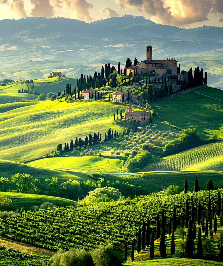 Dwell in Beauty | Tuscany Summer Scenery