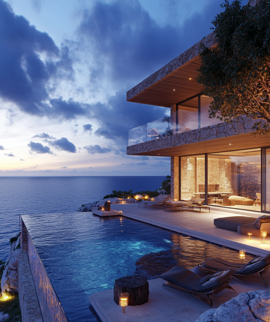 Dwell in Beauty | Oceanside Villa with Infinity Pool