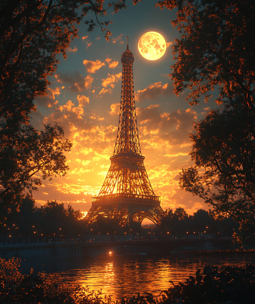 Dwell in Beauty | Paris Eiffel Tower at Sunset