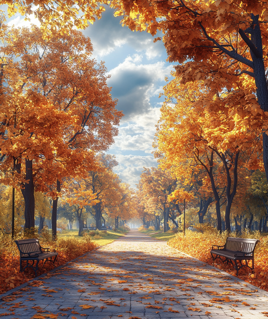 Dwell in Beauty | Golden Autumn Forest