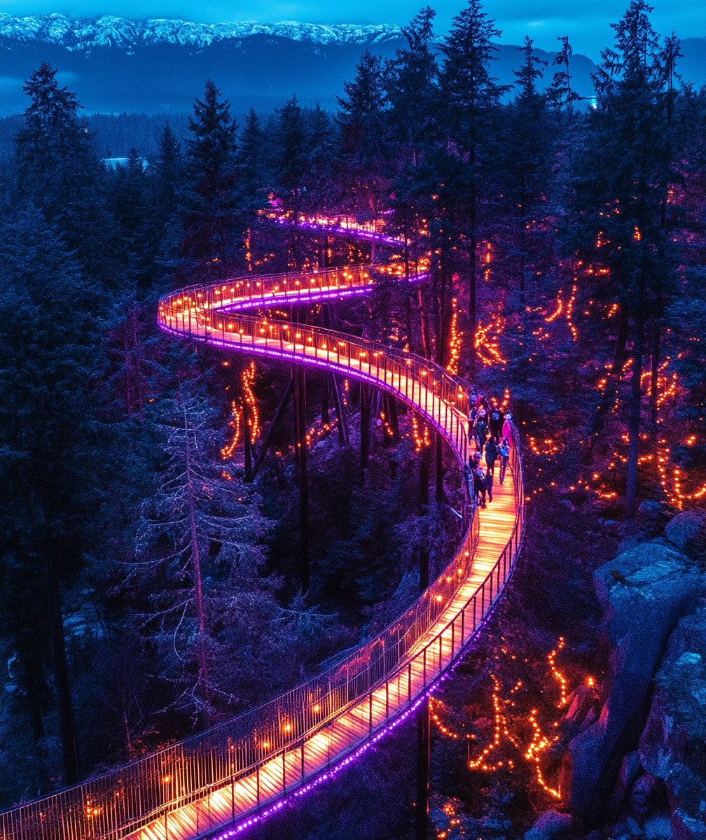 Dwell in Beauty | Canyon Lights in British Columbia