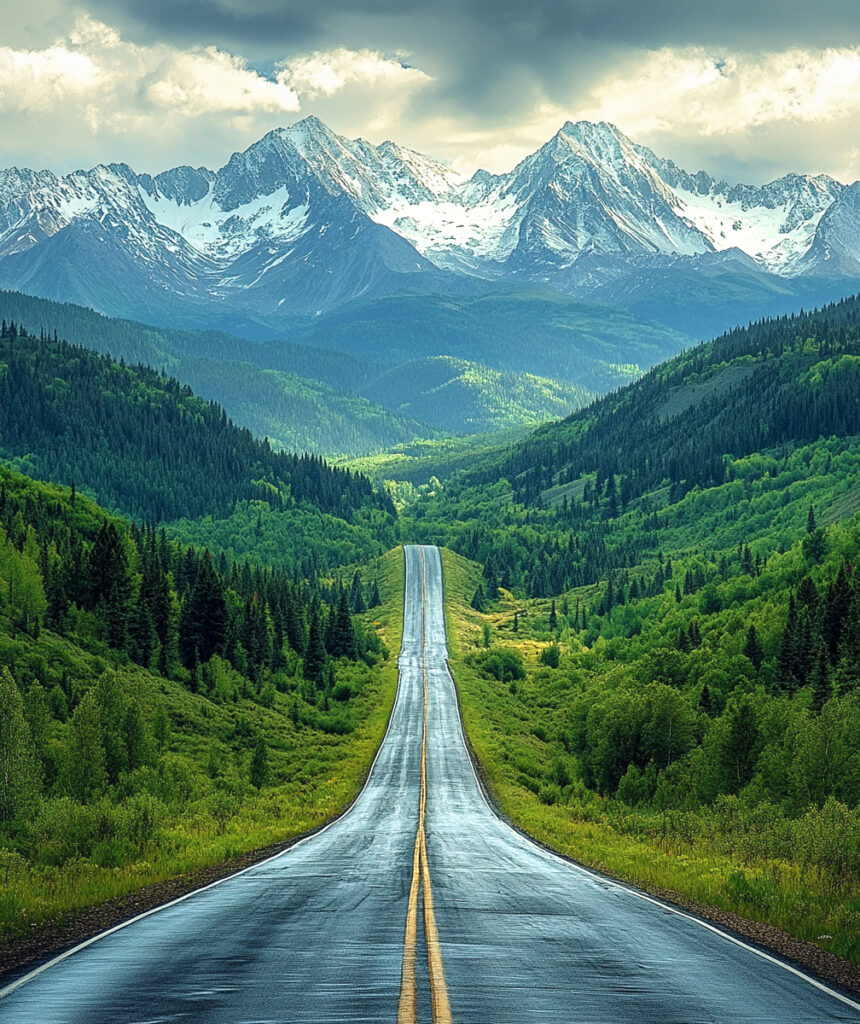 Dwell in Beauty | Endless Road in the Mountains