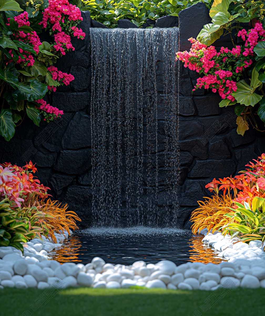 Dwell in Beauty | Beautiful Garden Design Idea - Garden Waterfall